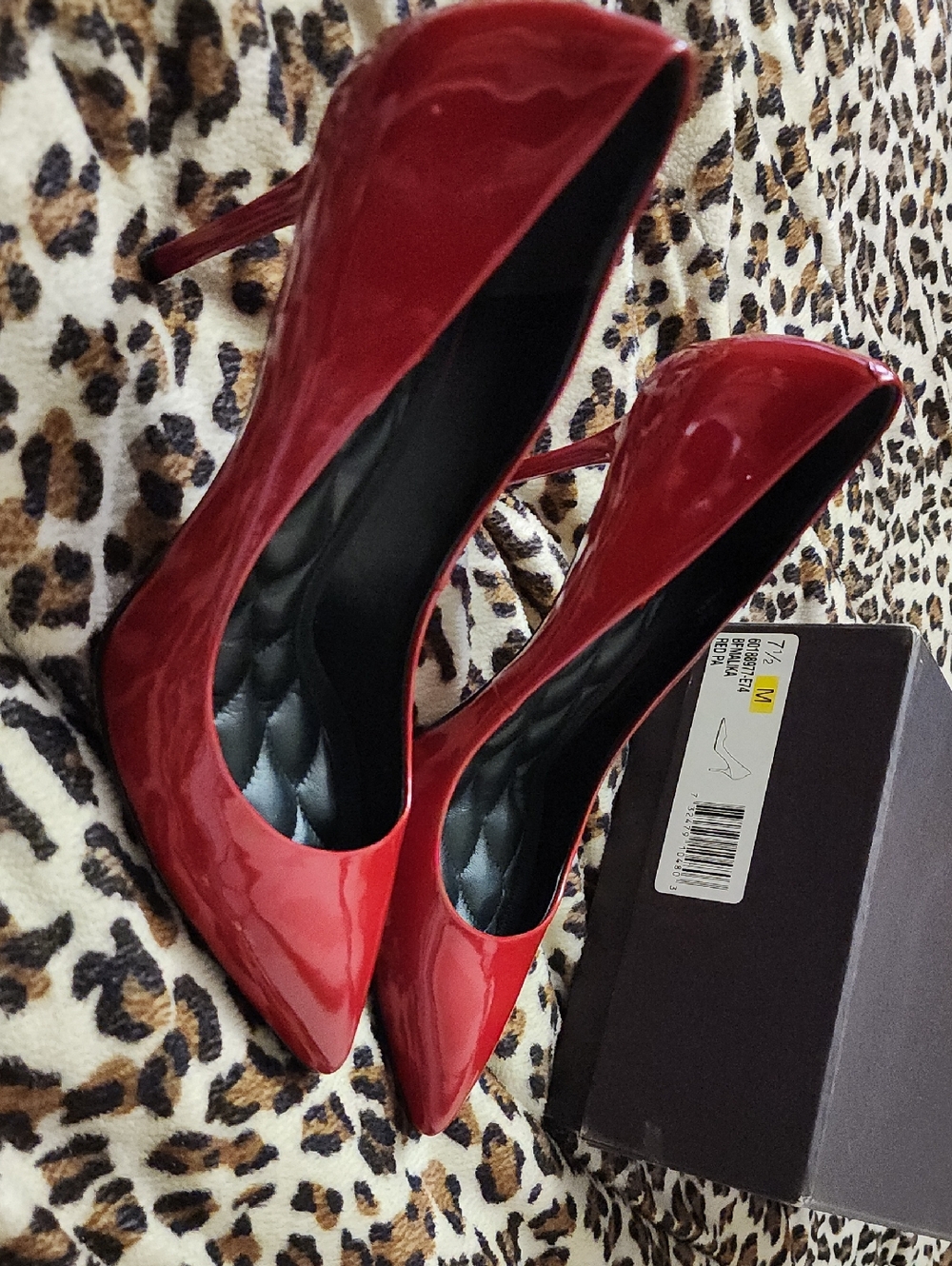 Brian Atwood Red Patent Pointed-Toe Stilettos